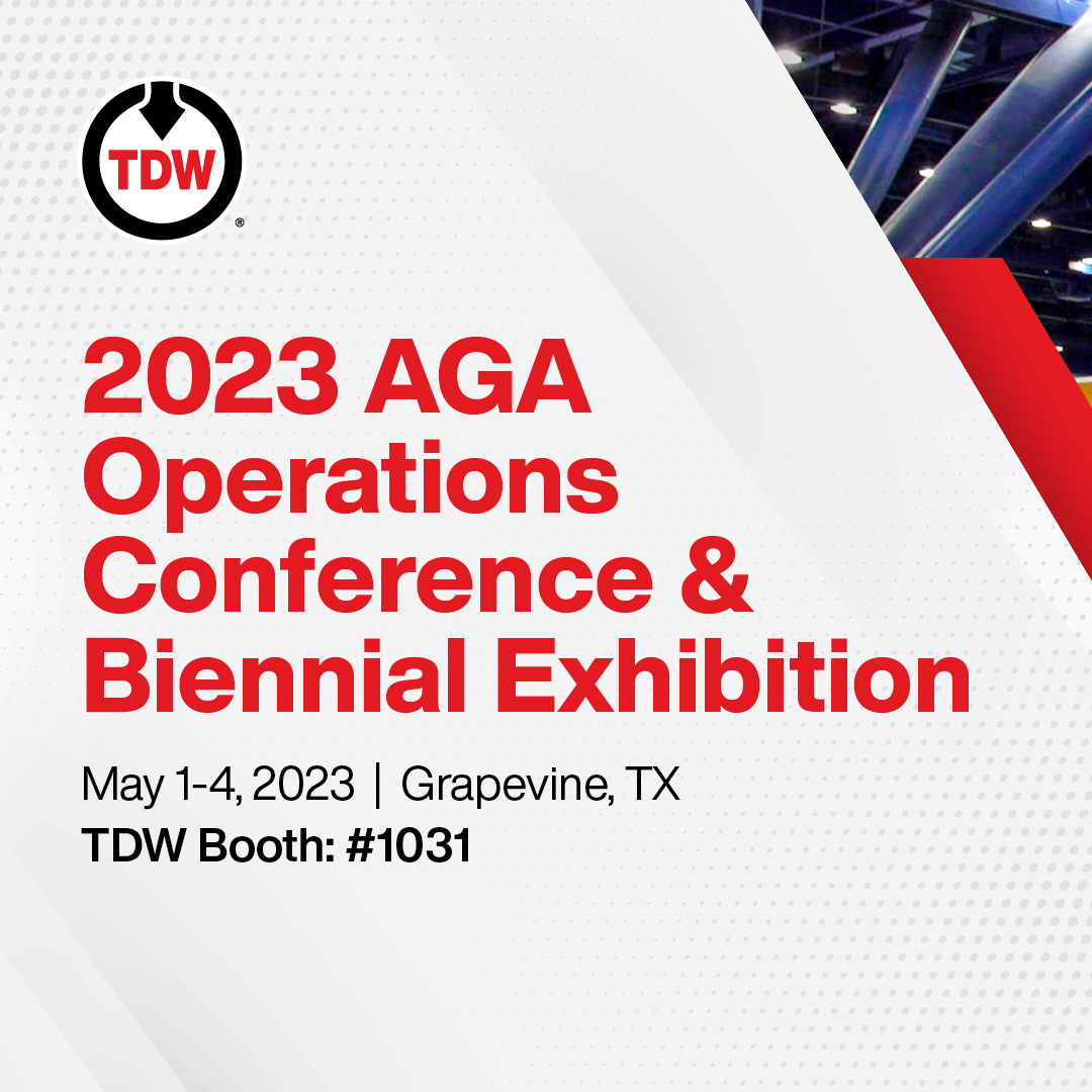 TD_Williamson's tweet photo. What’s new in gas pipeline intervention and isolation? To find out, visit booth #1031 at the #AGA2023 Operations Conference. Meet our experts and see demos of our ProStopp® DS and POLYSTOPP® Quick Connect solutions.

(1/3) https://t.co/9jQ1o7mufB