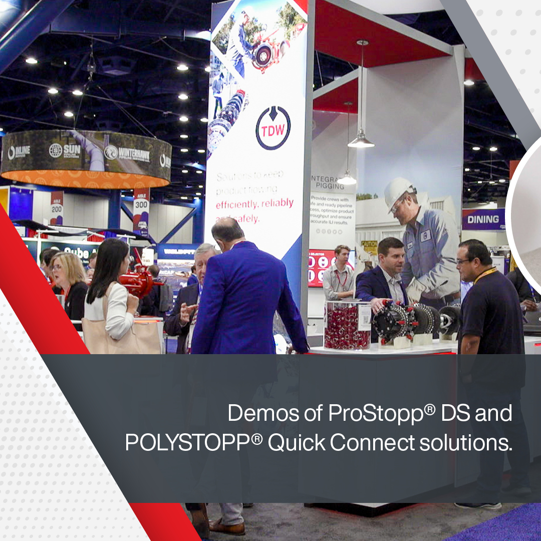 TD_Williamson's tweet photo. What’s new in gas pipeline intervention and isolation? To find out, visit booth #1031 at the #AGA2023 Operations Conference. Meet our experts and see demos of our ProStopp® DS and POLYSTOPP® Quick Connect solutions.

(1/3) https://t.co/9jQ1o7mufB
