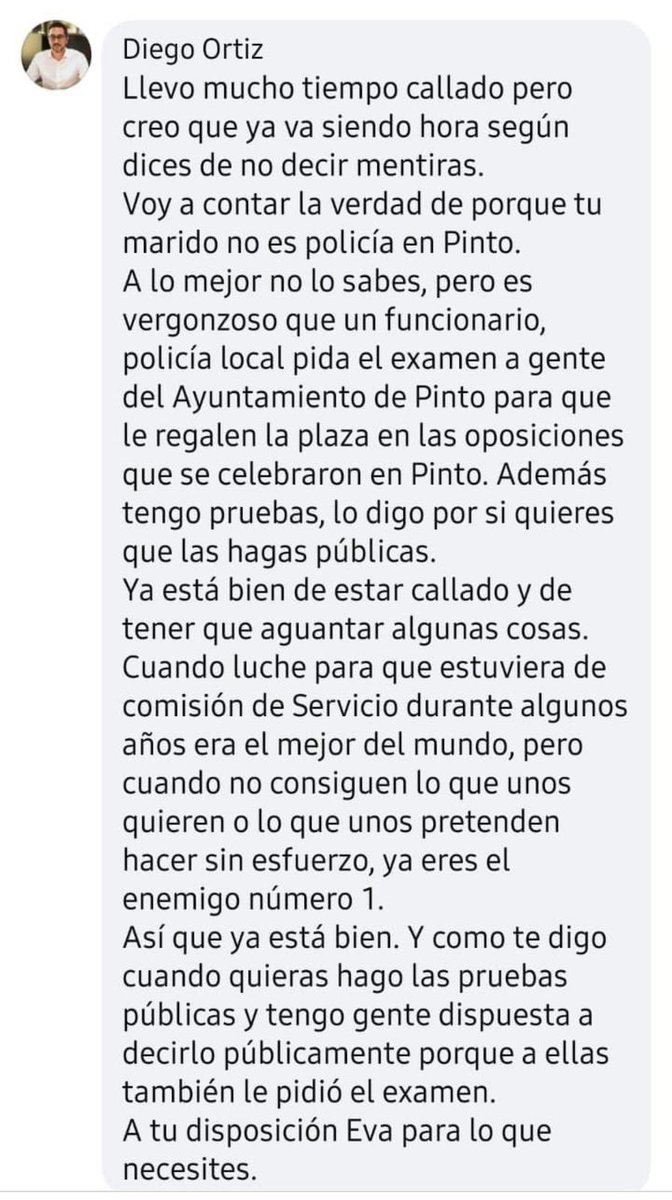 VOX_Pinto1's tweet photo. ‼️ Desde VOX Pinto acabamos de registrar la petición de reprobación y dimisión del alcalde Diego Ortiz González.

Este comentario que atenta, no sólo contra el honor de uno de nuestros vecinos sino también de nuestra policía, es del todo inaceptable y no puede quedar impune. https://t.co/KFIfsAQexU