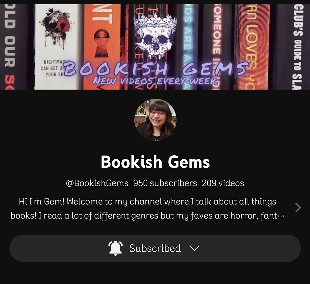 🚨1K GIVEAWAY 🚨 @Bookish_Gems
Okaaaaay soo.... this absolute gen is 50 subscribers away from 1k. Can we get her there??Gem is support supportive of so many other creators large and small. She is one of my best friends and an all around amazing human.