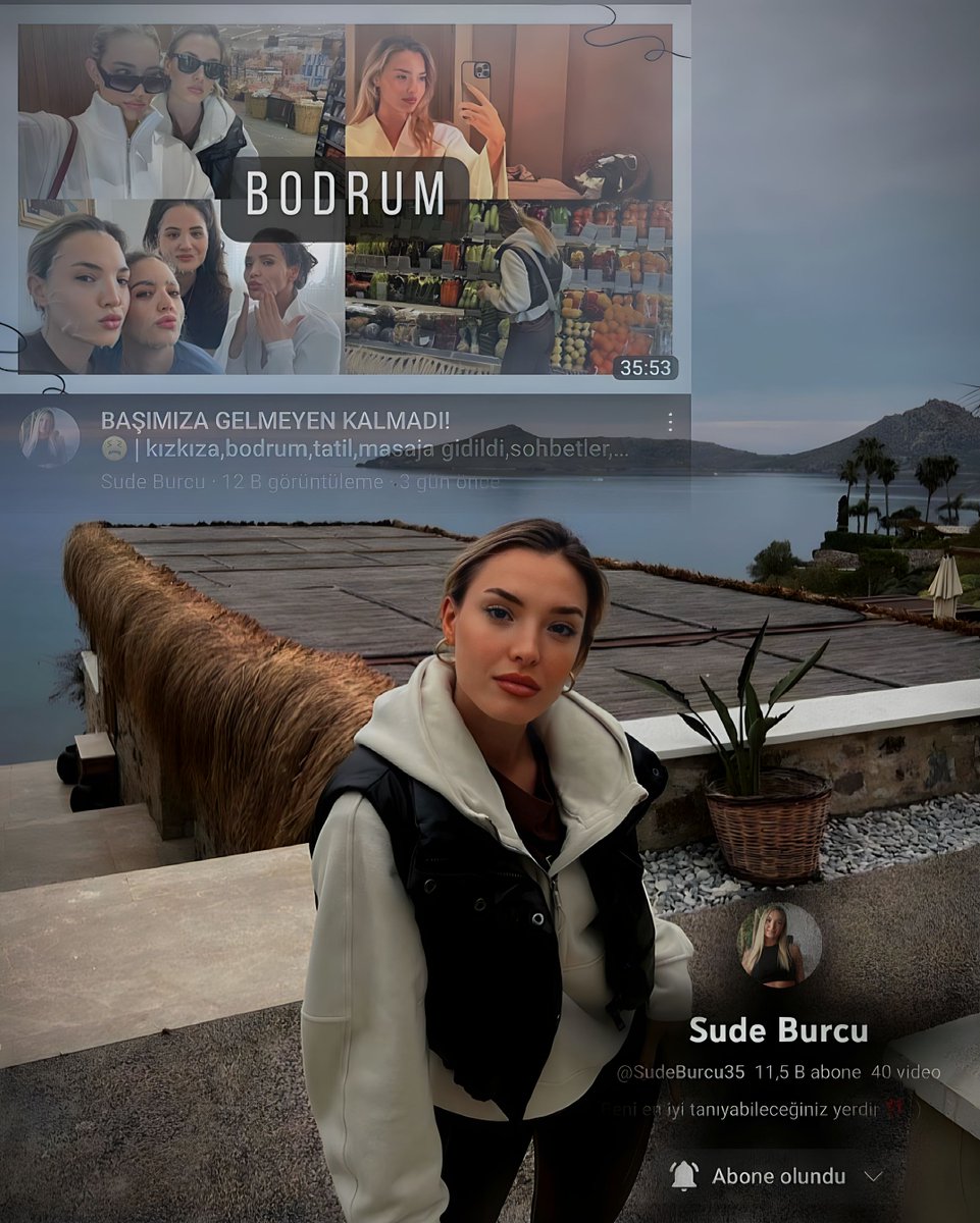 Sude'nin Kız Kıza Bodrum Tatili Vlogu'nu izlemeyen kaldı mı ?🧐

Eğer hala izlemediyseniz aşağıdaki linke tıklayarak videoyu izlemeyi ve kanala abone olmayı unutmayınız !💙👇🏻

youtu.be/XYFStGsiPtU

#SudeBurcu