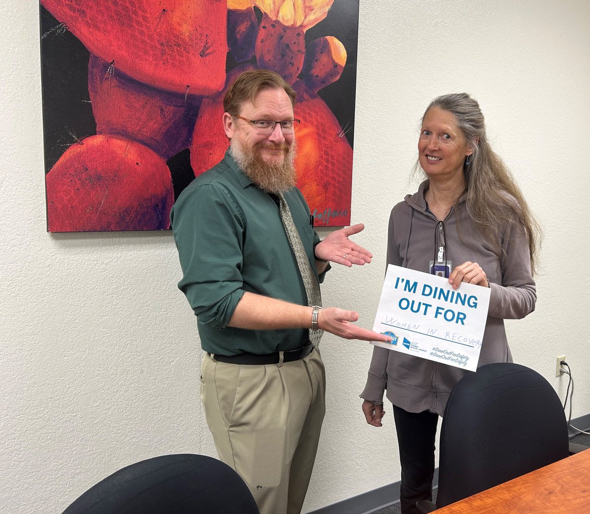 TheHavenTucson's tweet photo. This morning our admin staff got treats from Yellow Brick Coffee for #DineOutforSafety.
Meet your friends and family for breakfast, lunch, or dinner today to help @SACASA_AZ to provide free resources and support for survivors of sexual assault! https://t.co/XGIT4g2JhH