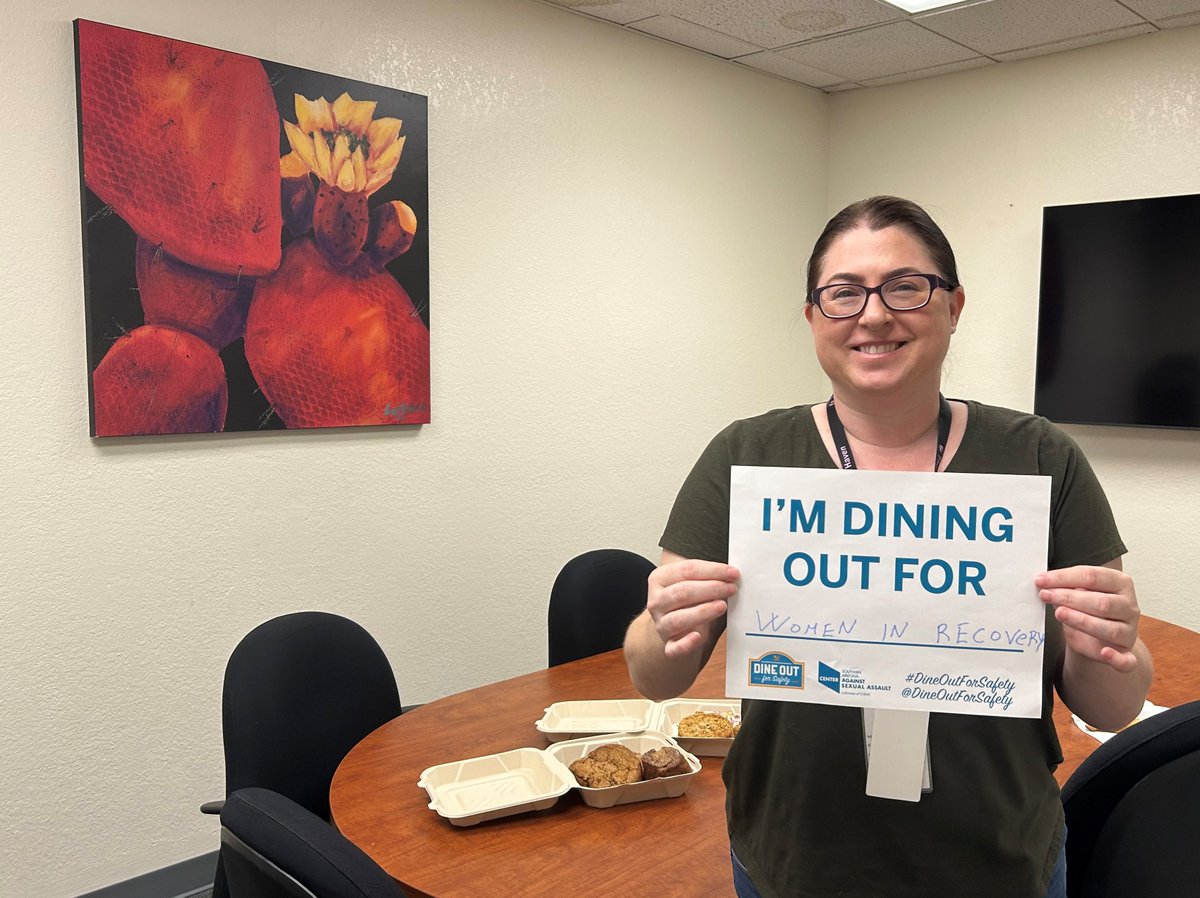 TheHavenTucson's tweet photo. This morning our admin staff got treats from Yellow Brick Coffee for #DineOutforSafety.
Meet your friends and family for breakfast, lunch, or dinner today to help @SACASA_AZ to provide free resources and support for survivors of sexual assault! https://t.co/XGIT4g2JhH