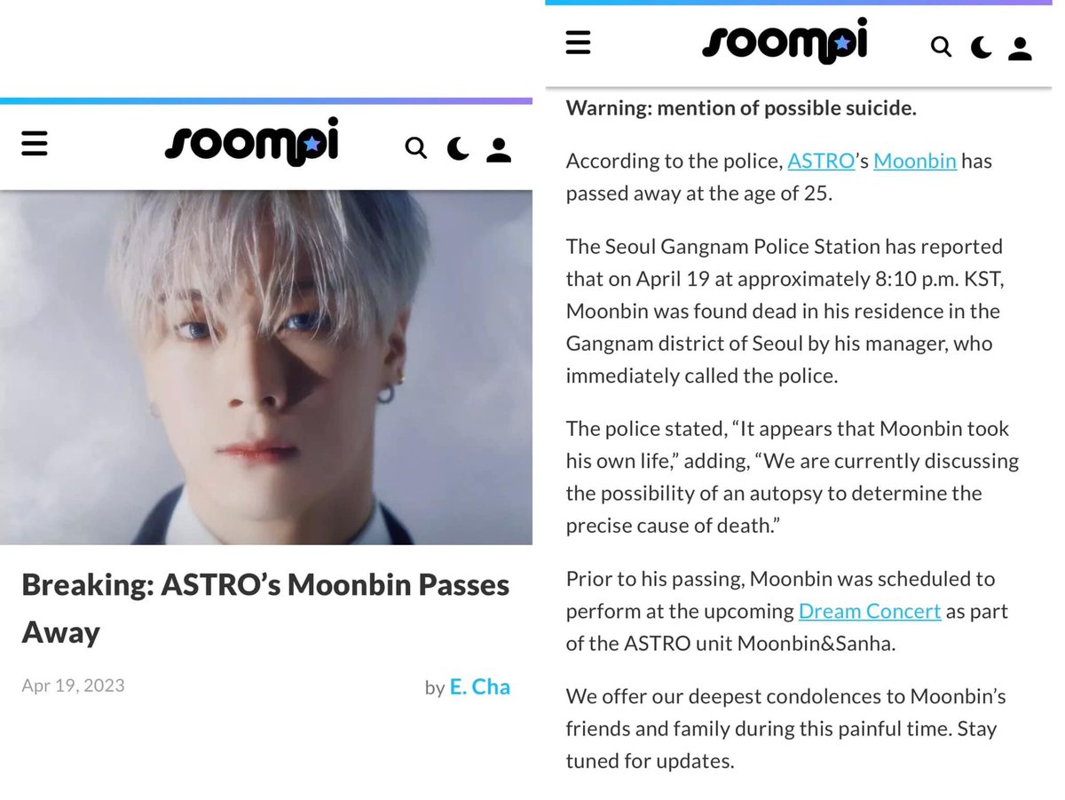 DroChavez's tweet photo. Please tell me I’m dreaming! Hindi ko matanggap! 😭 God bless your soul. 🕊️ 

Hindi pako nkakamove on sa pagkawala ni Rocky sa Astro tapos ikaw naman tuluyan nang nagpaalam. 😞 

@offclASTRO 
#MOONBIN #ASTRO https://t.co/3chGEvmQZF