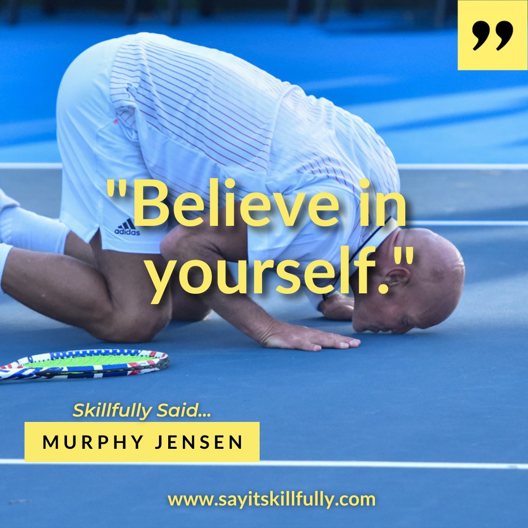 SayitSkillfully's tweet photo. Here’s Say It Skillfully Podcast Episode 177 for you, featuring former professional tennis player and grand slam champion Murphy Jensen.

Listen here:
* Say It Skillfully: https://t.co/6xSvFUrGkj
* Spotify: https://t.co/2lqqcbBbwg 
* Apple: https://t.co/HjslN0lfQF https://t.co/QPIQUxBu9s