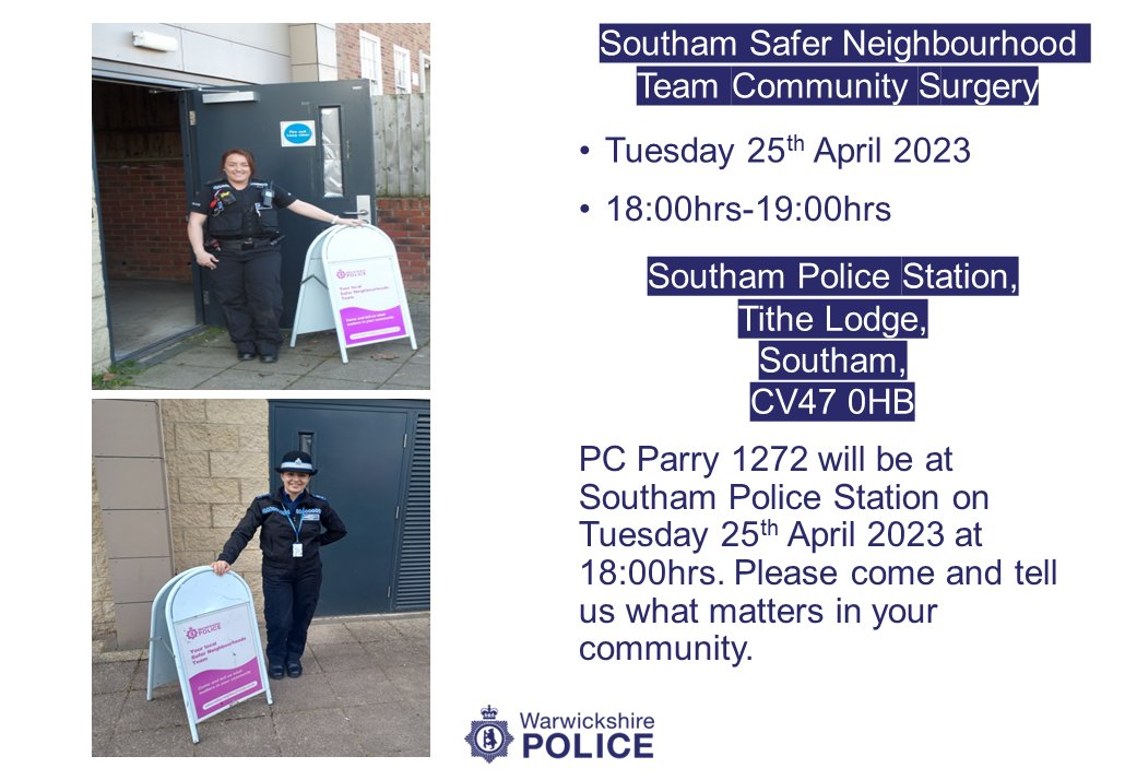 Southam SNT (@southamcops) on Twitter photo 