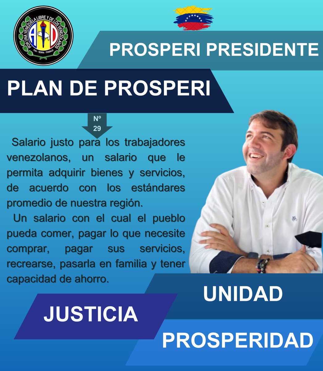 AD_Zamora_'s tweet photo. Este es el sueño de todos..! @prospericarlos futuro presidente de #Venezuela tiene un plan. El #planprosperi busca solucionar los problemas de todos. En #Unidad lo vamos a lograr.. VOTA por CARLOS PROSPERI #Elecciones2023 #EleccionesPrimarias https://t.co/J6mEGze45q