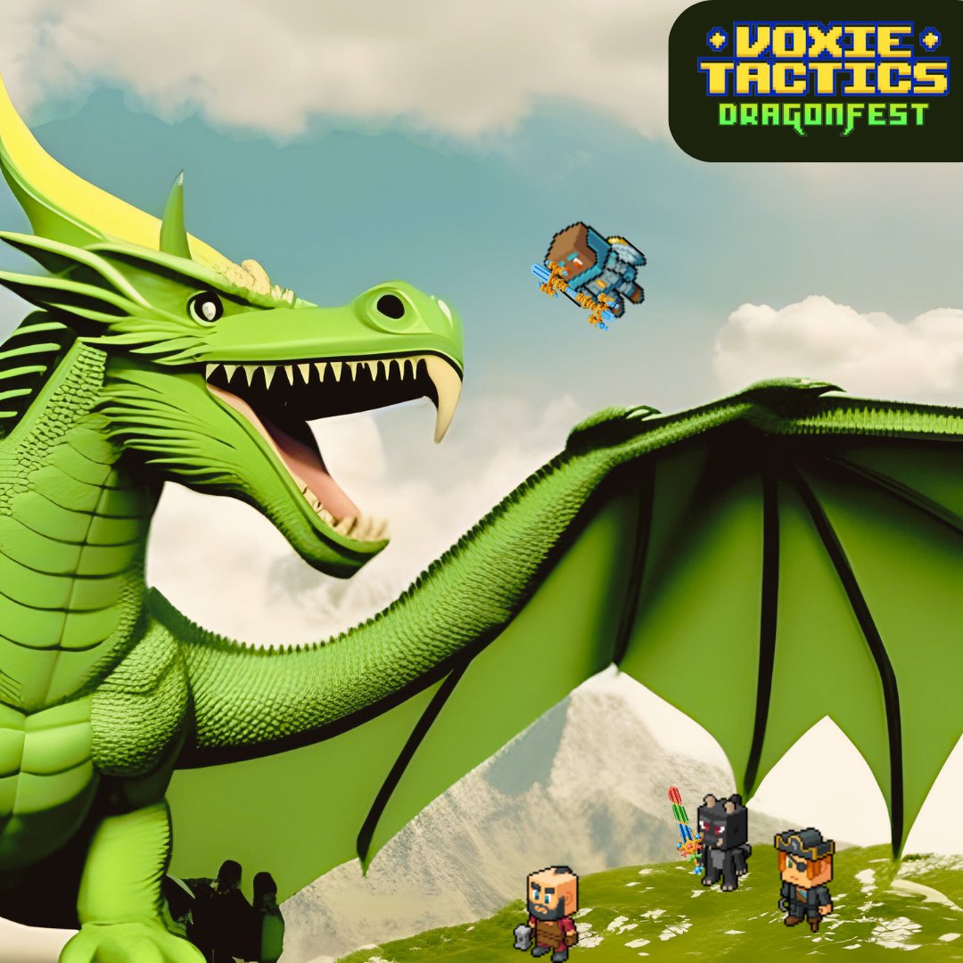 Openseanft's tweet photo. @VoxiesNFT Cuatro grandiosos voxie godly luchando contra el dragon! ππ₯
#DragonfestArt
$VOXEL π‘οΈ https://t.co/0II8G9Cw2A