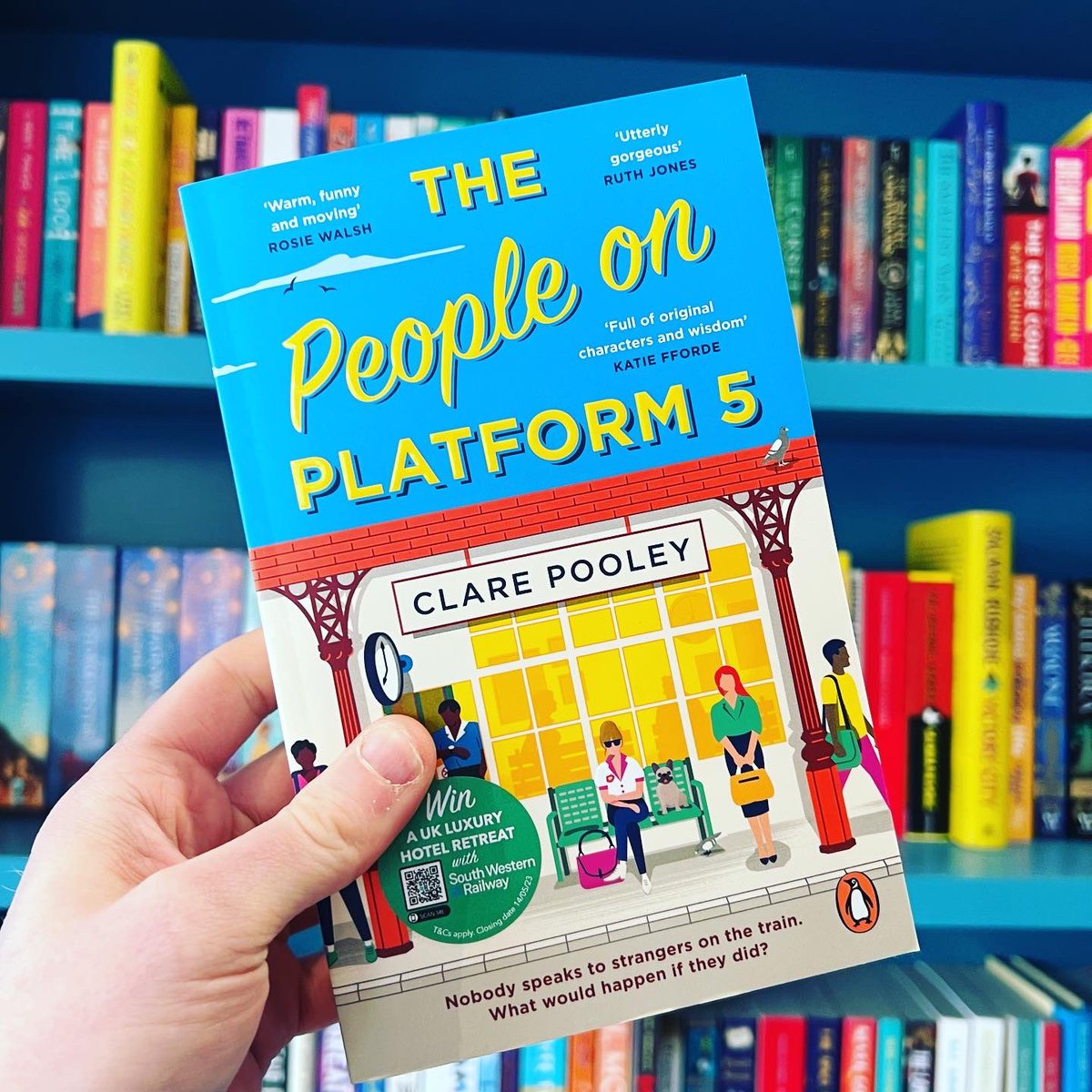 bertsbooks's tweet photo. Number 3 is The People on Platform 5 - I think the third week running in the Top 5.

@cpooleywriter is big in Swindon https://t.co/MlD9YMkwHd