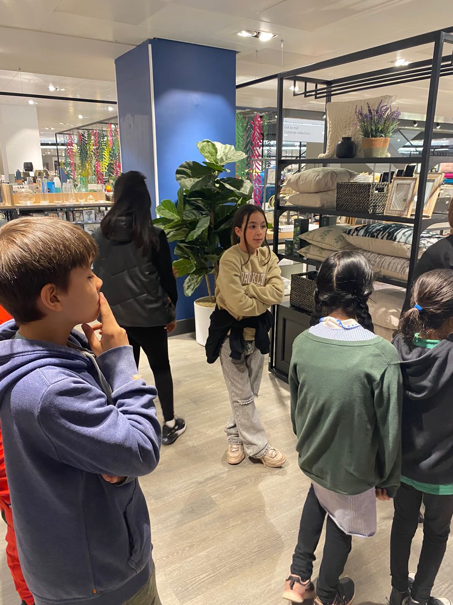 Thanks to @JohnLewisRetail for inspiring our P6 pupils during their tour today. They enjoyed learning about different roles within the shop and how to display items. #worldofwork