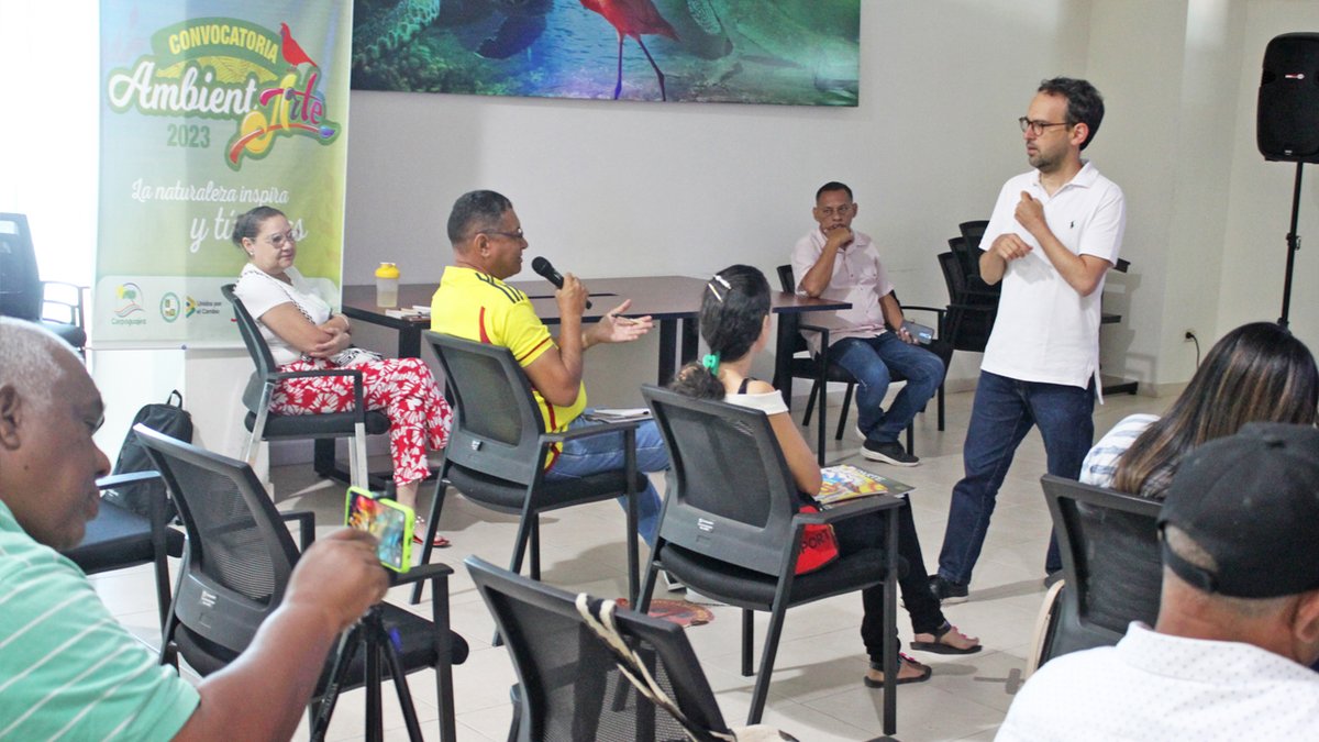 CorpoPreservar's tweet photo. Gracias al esfuerzo mancomunado que realizan  @CORPOGUAJIRA  y el @FondoMixGuajira con la coordinación de la Corporación Preservar, se desarrolla el Seminario-Taller Ambiental para Periodistas “Nuevas Miradas en el Periodismo Ambiental con Énfasis en Cambio Climático” https://t.co/FFbU0sWfWQ