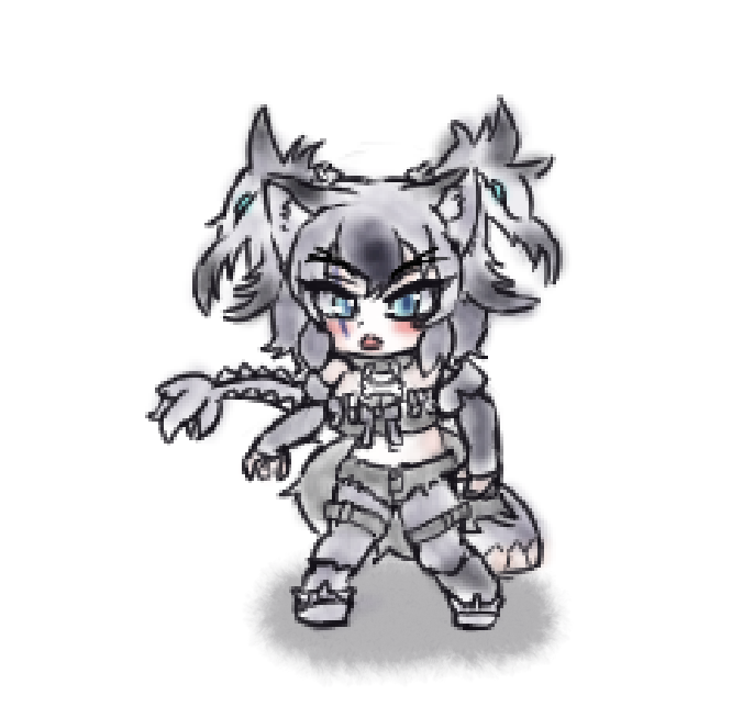 「ドット絵に起こすために描いた元絵です 」|しがらみ箱のイラスト