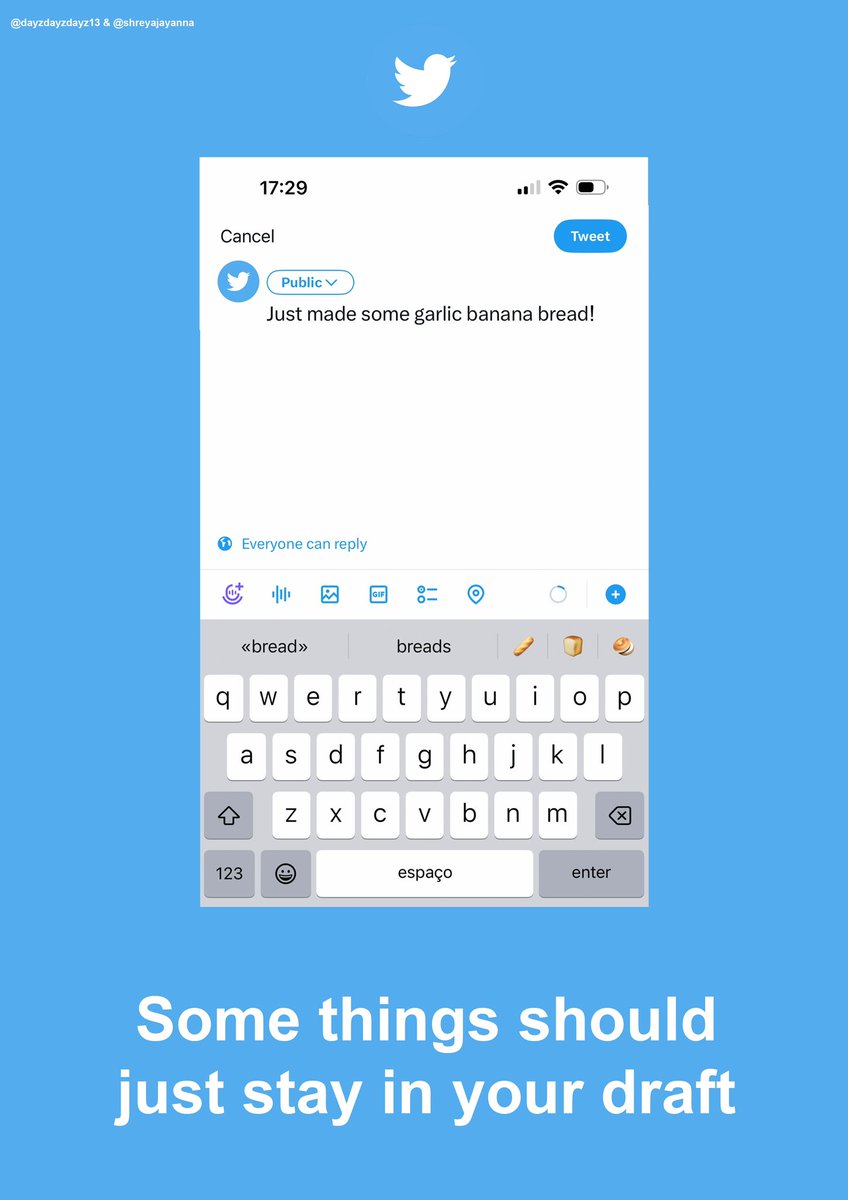 bricklosun's tweet photo. @shreyajayanna &amp; my entry for today’s One Minute Brief of the Day:
Create posters to advertise our brand-new invention…Banana Garlic Bread.
🍌🧄🍞 

To celebrate #NationalGarlicDay &amp; #NationalBananaDay @Twitter https://t.co/VZb7n6SWrZ
