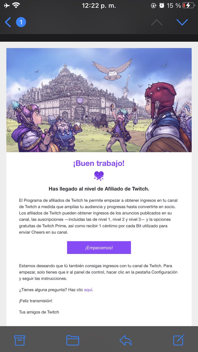 Patty_0o's tweet photo. Ahora si se viene muchachos

@Grupo_Twitch @NovatosTwitch @Streamers_RD @TwitchLatam @rumbotwitch @spamstreamer @streamsspain @TEAMprojectRt @ApoyoAfiliados https://t.co/LRrVURjGOP