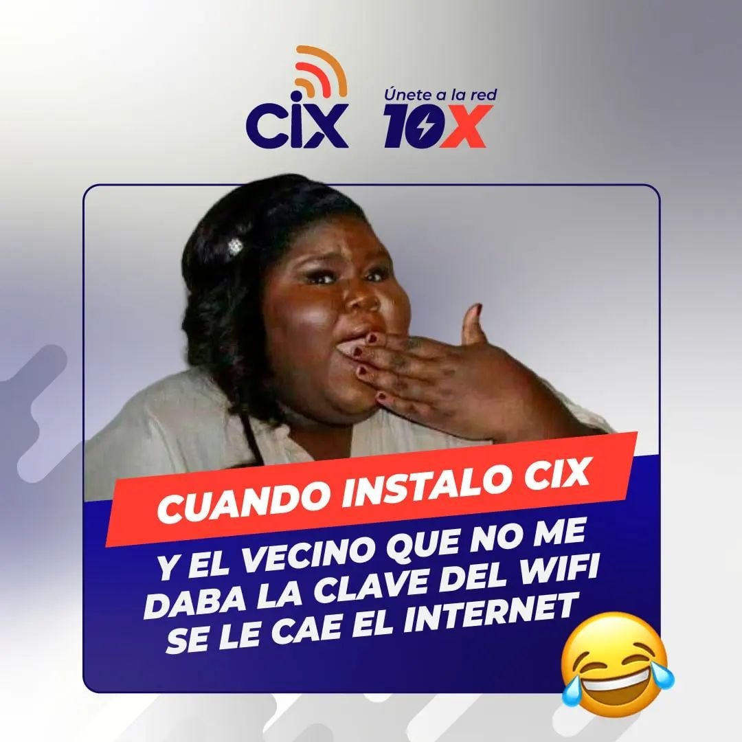 cixve's tweet photo. Es divertido ver a mi vecino frustrado mientras yo sigo disfrutando de mi internet. ¡No hay nada como tener una conexión 10X!

¿Seguro te ha pasado?
________________________________
CIX⚡️ / El Súper Internet de Maturín https://t.co/FCuNSrbsJT