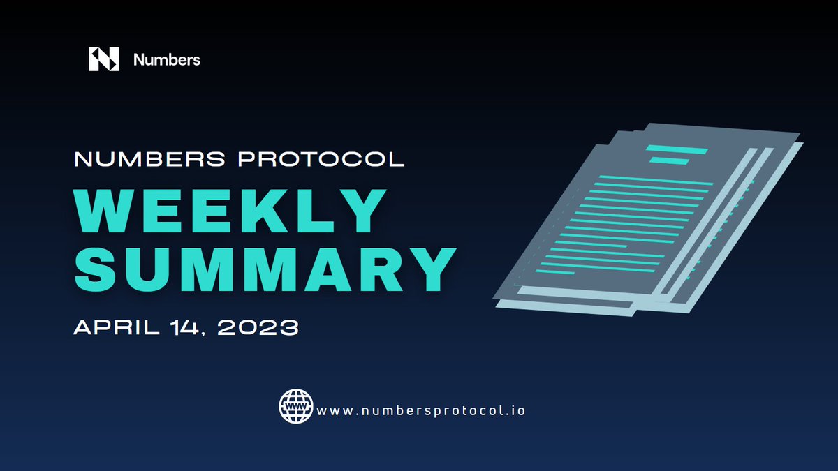 BitBlossomPH's tweet photo. Hey NUMarmy!! the recent week was another week of development in @numbersprotocol . 

Read the thread below to know more about its weekly summary on products, business, partnerships and for the community.

$NUM #web3 #NFT #captureapp https://t.co/4bogCbfqAK