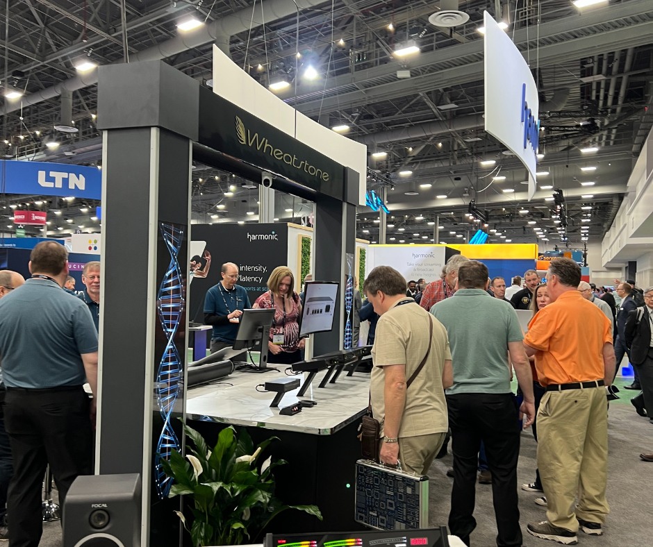 Wheatstone_Corp's tweet image. Our time is winding down at #NABShow, but the Wheaties are still here doing what we do best. #AoIP #audioprocessing #cloud booth W3000.