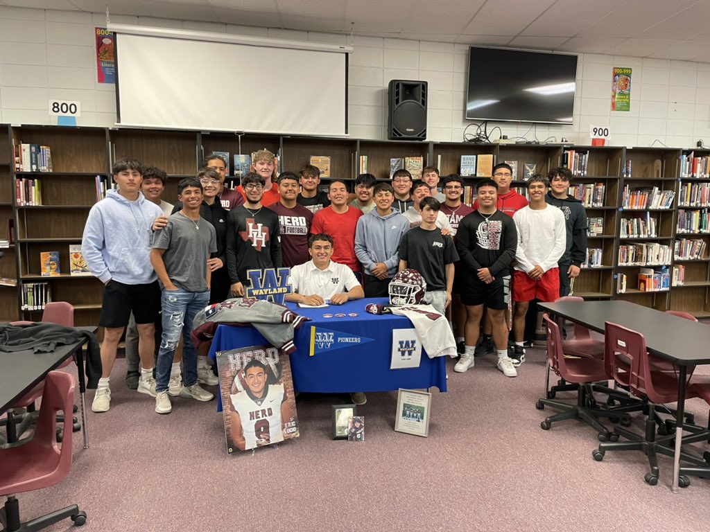 HerefordHerdFB's tweet photo. Congratulations to Eric Lucio on his opportunity to play football at Wayland! https://t.co/spvFAz62qJ