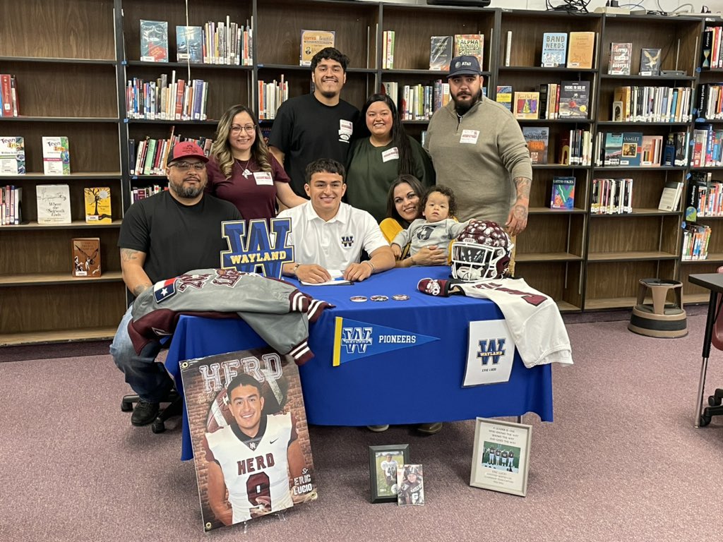 HerefordHerdFB's tweet photo. Congratulations to Eric Lucio on his opportunity to play football at Wayland! https://t.co/spvFAz62qJ