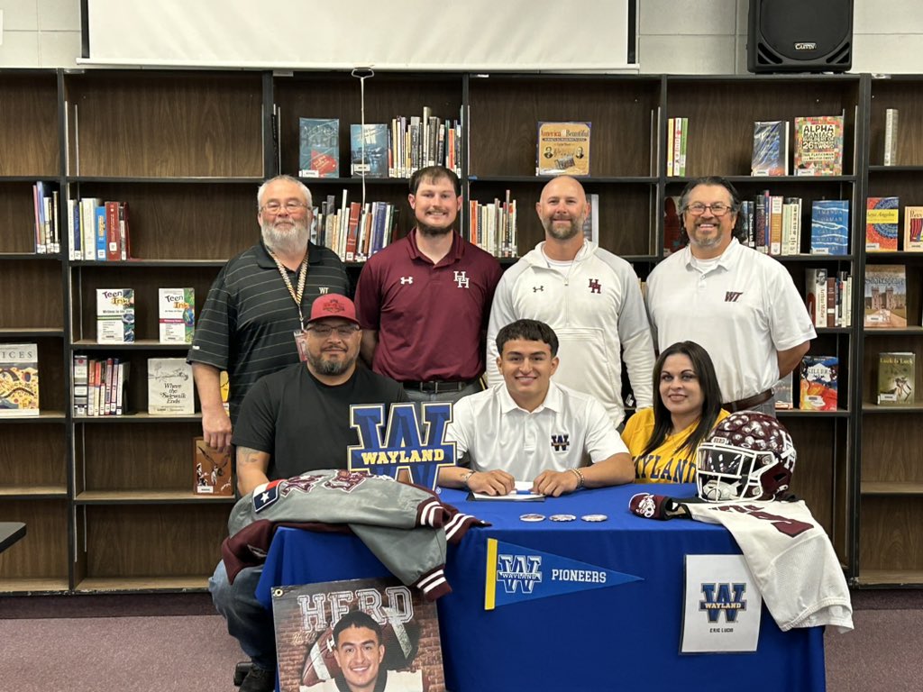 HerefordHerdFB's tweet photo. Congratulations to Eric Lucio on his opportunity to play football at Wayland! https://t.co/spvFAz62qJ