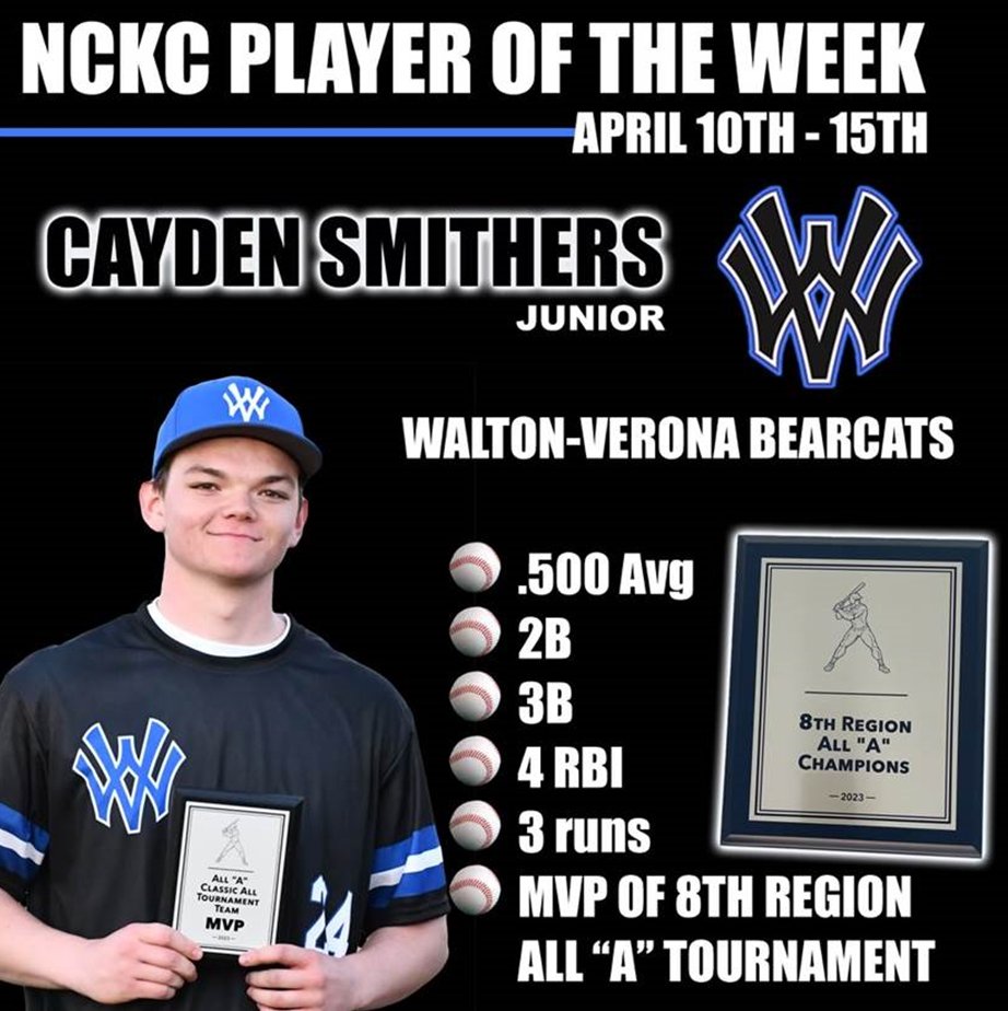 Walton-Verona Athletics (@wvbearcats) on Twitter photo 