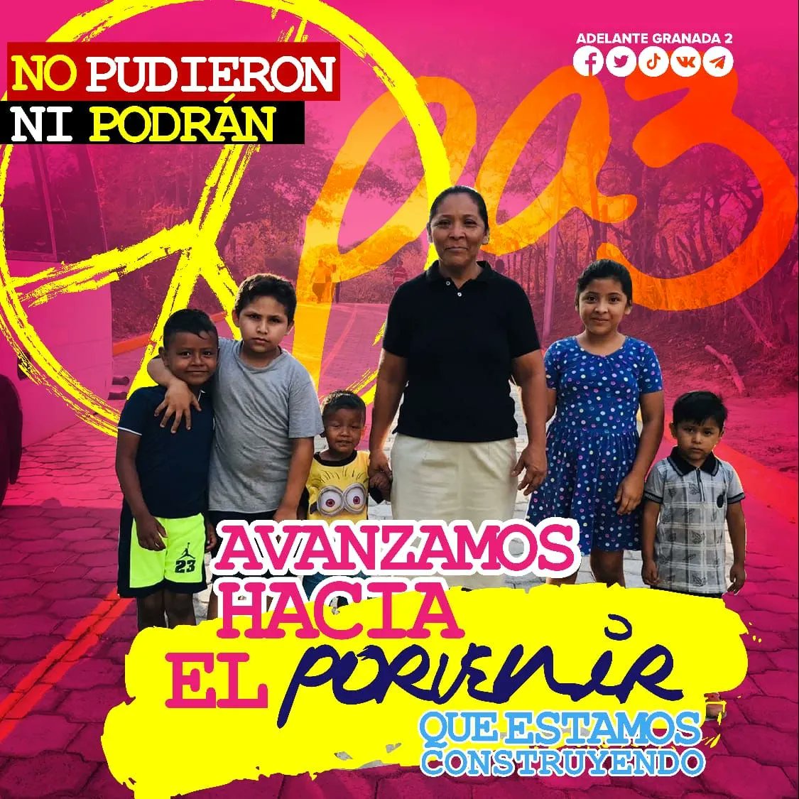 Las Familias Nicaragüense quieren paz, y muchamos para vencer, no pasaran ✊🏼❤️🖤

#LaPazNuestraVictoria
#TropaSandinista