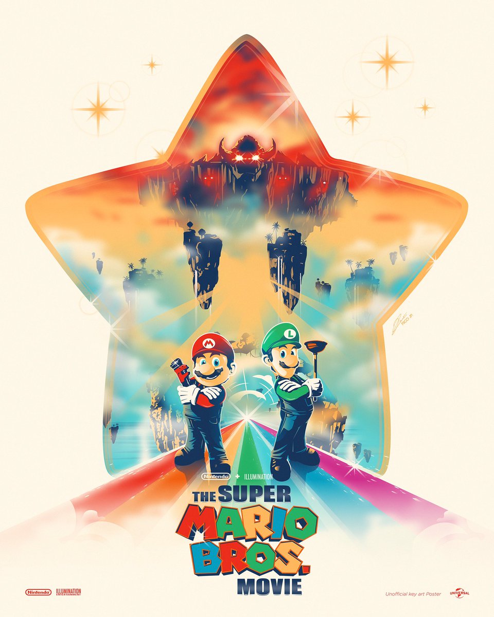 I really enjoyed the new #MarioBrosMovie so here is my take on the film! 🍄🌈

#nintendo #mariobros #illustration <a href="/Nintendo/">任天堂株式会社</a> <a href="/illumination/">Illumination</a> <a href="/supermariomovie/">The Super Mario Bros. Movie</a> ✨