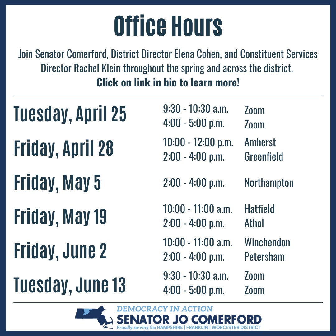 Jo_Comerford's tweet photo. We are hosting office hours starting next week!

Click on the linktree in my bio to learn more. https://t.co/EbXfFn8KDT