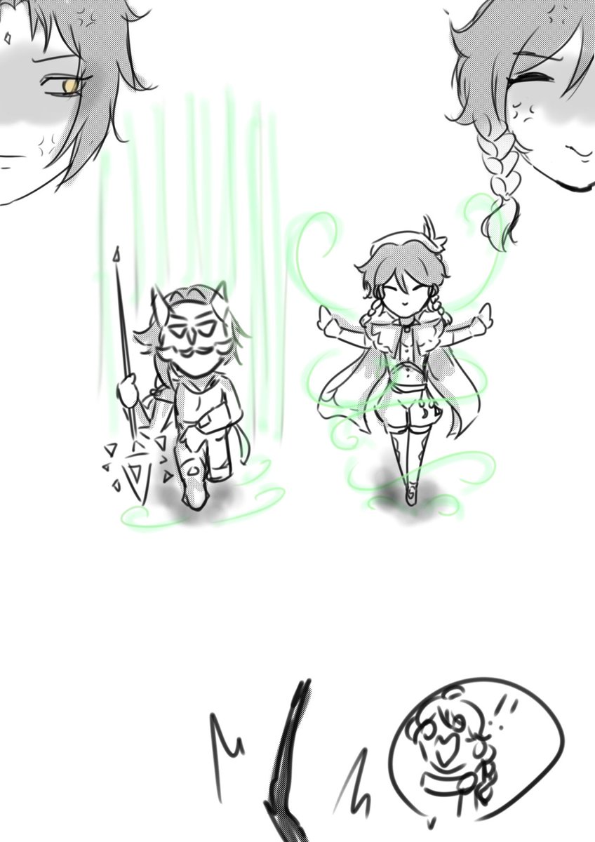 sunsun_Us's tweet photo. I'm just trying to call it baby Why is it like this!! 😭😭#Genshin_Impact #XiaoAether #VentiAether https://t.co/tryImNZ070
