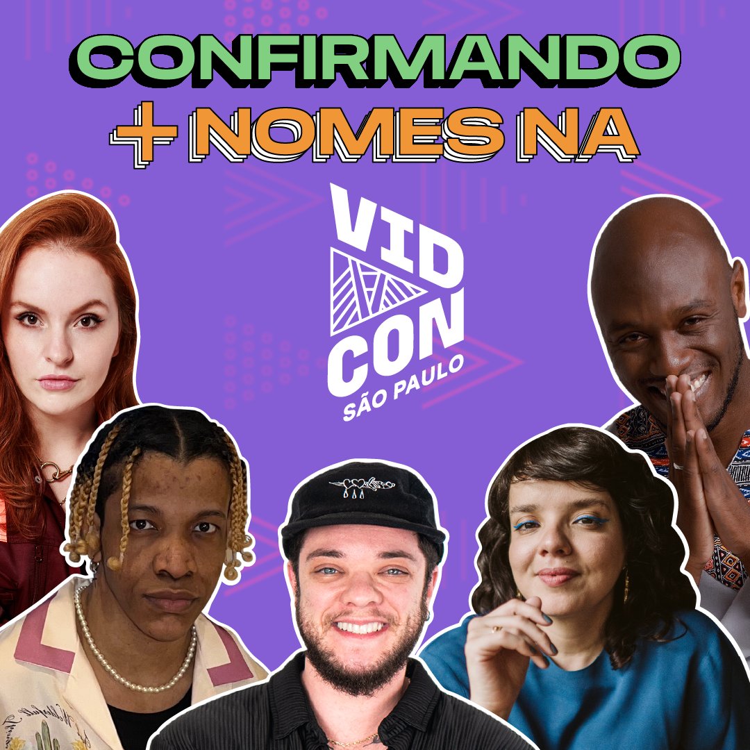 vidconsaopaulo's tweet image. Você já sabe: hoje é dia de anúncio da Vid! Confirmando essa galera incrível no meu evento: @juzao, @JoaoFerdnand, @LuccaNajar, Dani Arrais do @contentevc e @AdJunior_1! Garante já o ingresso de 2 dias pra ver todo mundo de pertinho em julho! Ingressos em vidcon.com.br