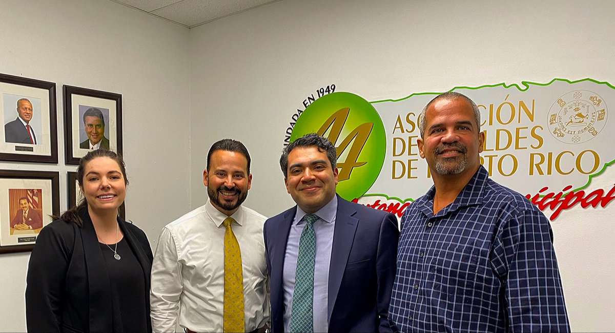 NTIAgov's tweet photo. Last week, NTIA staff traveled to San Juan to join the @PRSmartIsland Summit and meet with stakeholders across Puerto Rico such as; @AlcaldesPR @gabrielhr51 @GovPierluisi @prdirogp &amp; @evolckers.

We are proud to be working towards #InternetForAll in Puerto Rico! https://t.co/4KFksTdm9p
