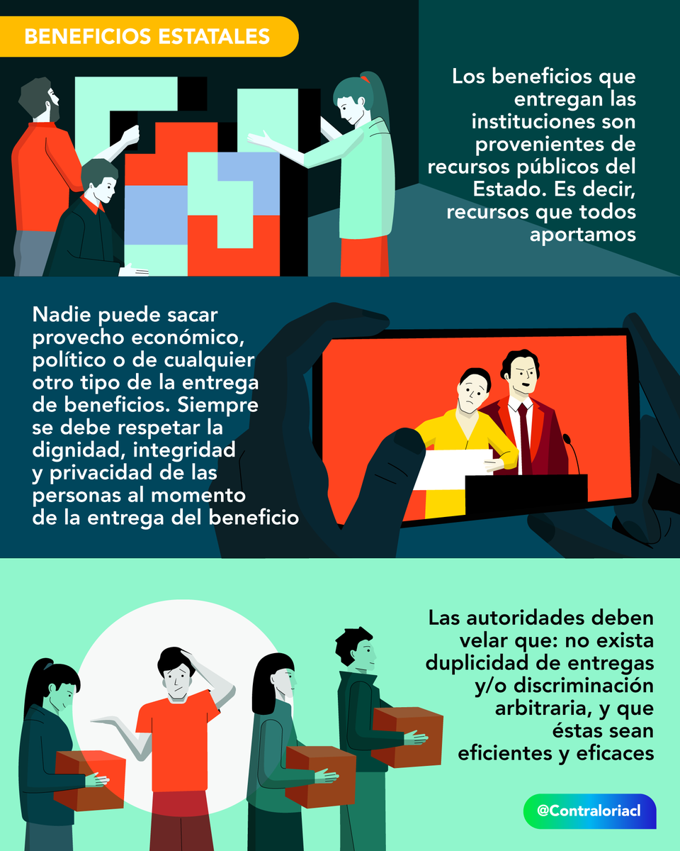 Los beneficios estatales, como la entrega de cajas de alimentos, bonos u otros, tienen como origen recursos públicos que aportamos entre todos los habitantes de este país.

Por lo mismo, es muy importante que cuidemos entre todos que nadie busque aprovecharse de la necesidad de