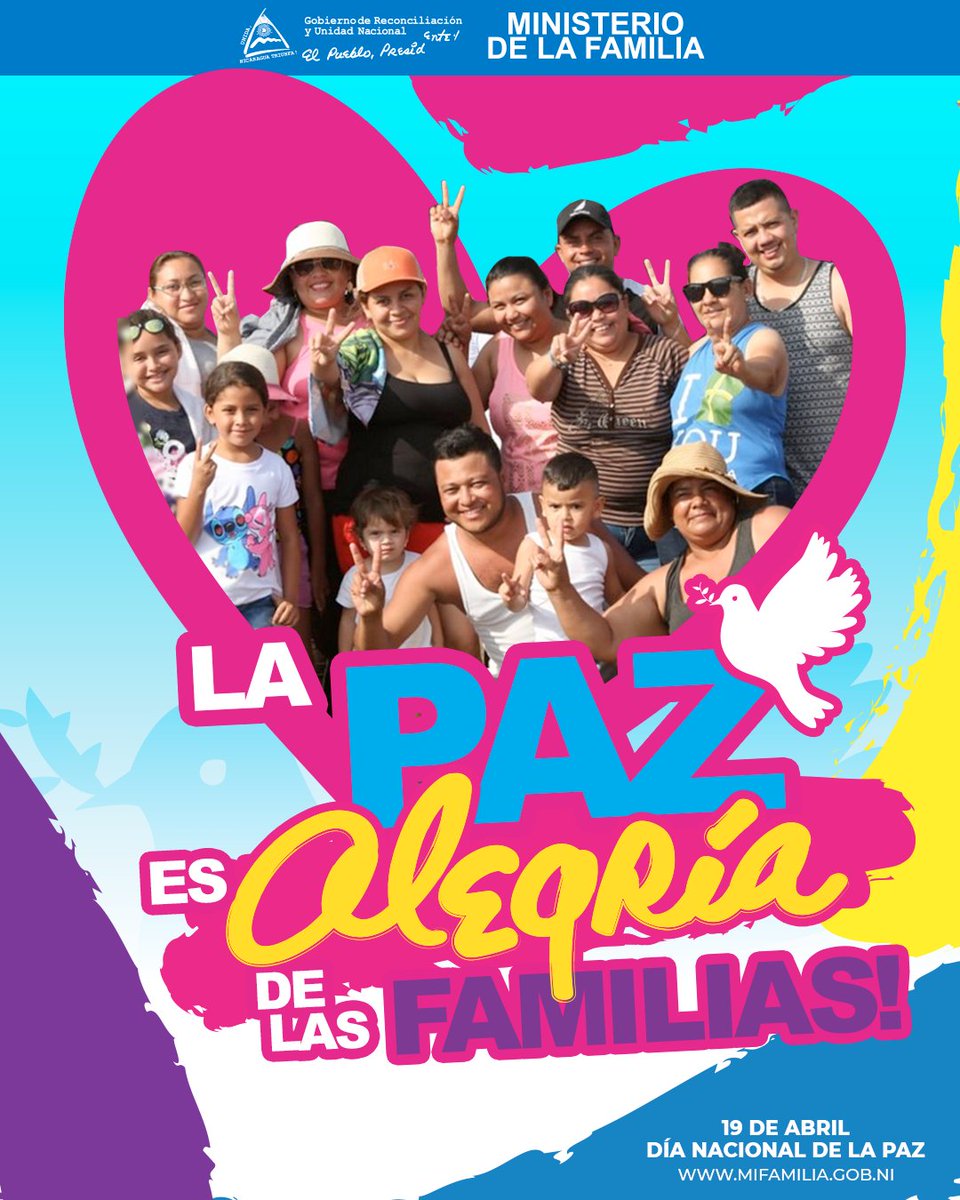 mifamilianic's tweet photo. La paz comienza con una sonrisa 💖
#LaPazNuestraVictoria https://t.co/sCDlC2IqaM