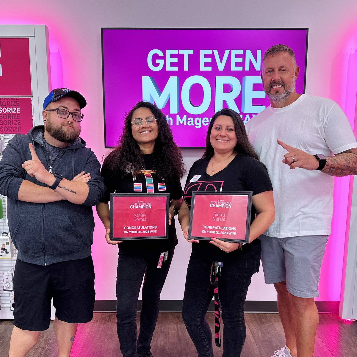 MattgentaMax's tweet photo. 🥳🥳CONGRATULATIONS!!!🥳🥳
⚡️ Titusville Thunder’s ⚡️
Q1 TOTAL EXPERIENCE CHAMPIONS!!
@Ash_5G @sierranatale #DOUBLETHUNDER
#WinTogether #GoGrowWin https://t.co/O0dLYbp8xY