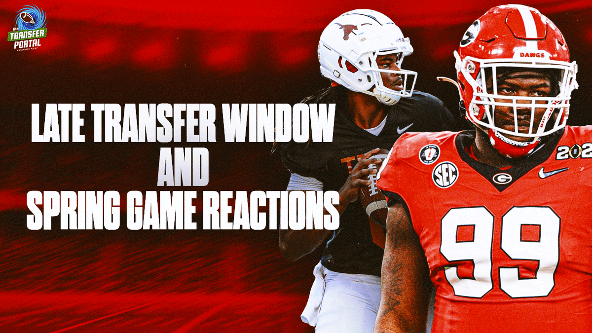 TPortalCFB's tweet photo. 🚨 New podcast episode is LIVE 🚨

@heffthereporter &amp; @Markmoney__ recap this past weekend's spring games and react to some of the major transfer portal movement this week!

YouTube ▶️ https://t.co/v4IF8sX0IC
Spotify ▶️ https://t.co/iXoXlEGMiR
Apple ▶️ https://t.co/TDaV2J2UOK https://t.co/VqVpY3qBQy