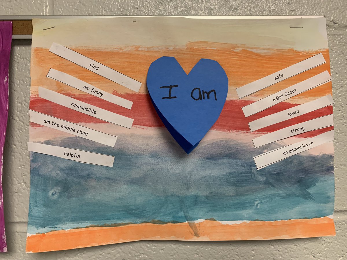 Love these self empowerment art pieces from our first grade artists! <a href="/SdwView/">Summit View School</a>