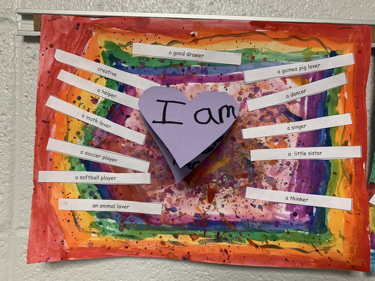 MrSheskeyReads's tweet photo. Love these self empowerment art pieces from our first grade artists! @SdwView https://t.co/bfrpNIPV2P