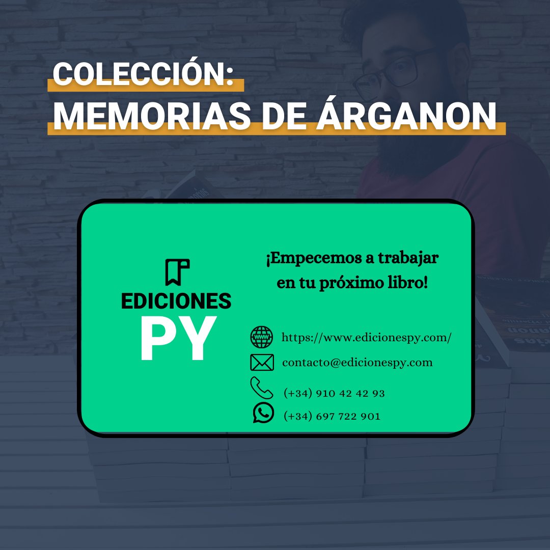 PYDotCom's tweet photo. ¡He escrito una trilogía! ✨
LA COLECCIÓN DE MEMORIAS DE ÁRGANON🧝♀
He escrito varios libros con @EdicionesPy que puedes encontrar en Amazon o puedes pedírmelo poniéndote en contacto conmigo:🔽
https://t.co/f9qxDSceTQ
#memoriadearganon #EdicionesPY #Autoediciones https://t.co/SpUZzxtQtC