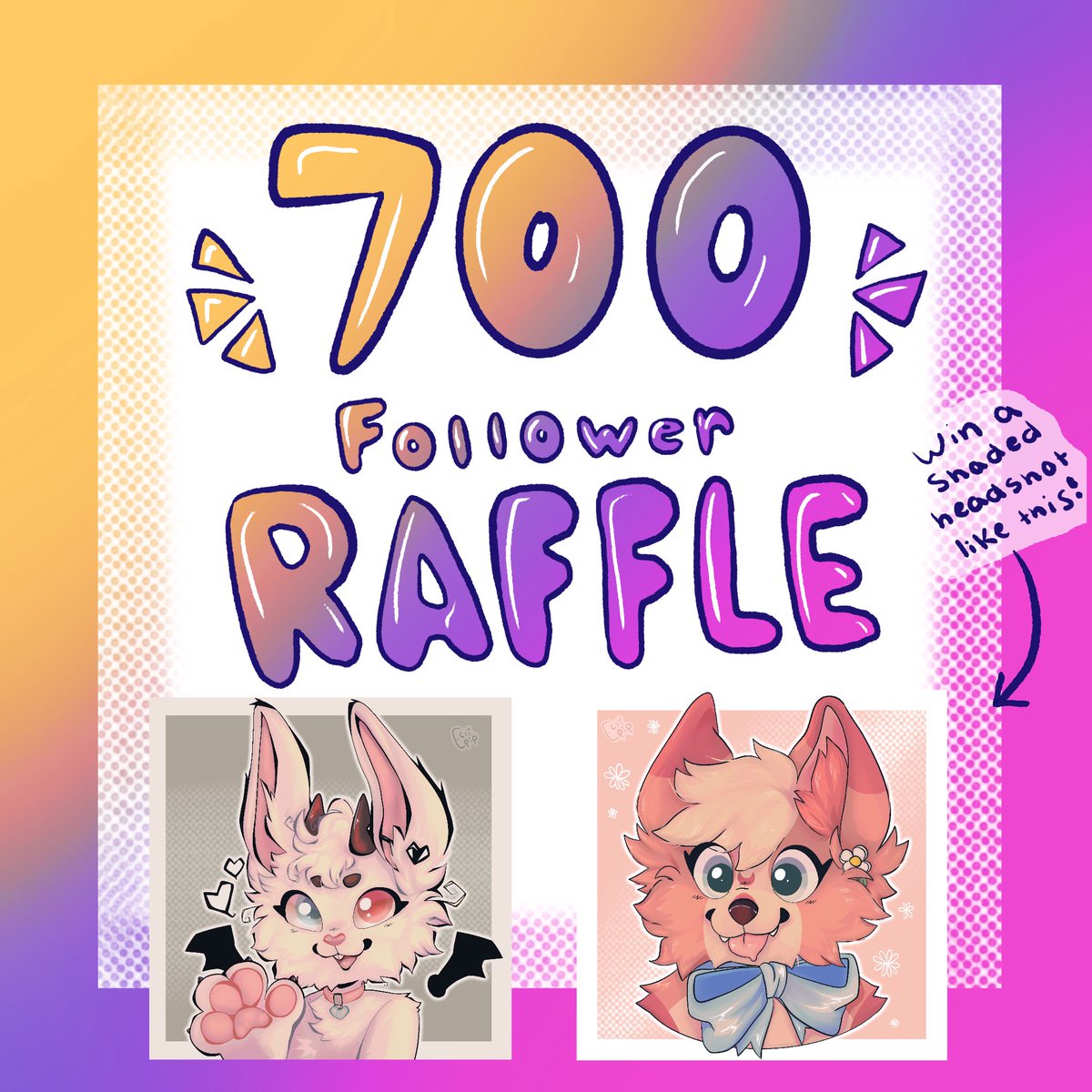 crafterspaniel's tweet photo. THIS IS FOR INSTAGRAM BUT I THOUGHT ID HAVE ANOTHER WINNER ON HERE! i want to be more active on here so<3

How to enter:
⭐️Follow me (new followers welcomed)
⭐️Like this post
⭐️Repost on your story
⭐️Comment done!

What the winner will get:
⭐️A shaded headshot<3

ends April 23🌟 https://t.co/h5KfHOBkGF