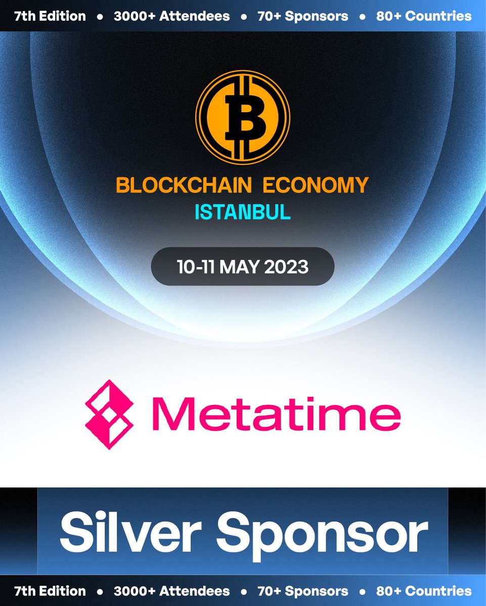 “Smart apps, digital products, hundreds of different services... Now imagine being able to use them all in a single ecosystem, in harmony”.

📢Introducing <a href="/metatimecom/">Metatime Coin</a> ⚡️#BESUMMIT Istanbul 2023 Sponsor⚡️

Come and meet our sponsors at their very own booths!
Meet the teams behind