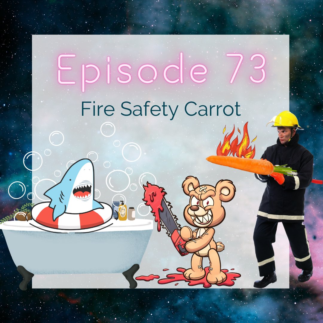 Episode 73 | "He's the stabber and the stabee."

Mindy shares a dream from Billie about a murderous teddy bear. The pair also shares catnaps about bathtub sharks, birthday cake stabbings, carrots, and getting sent to hell. 

Brooke also shares some information on why children att