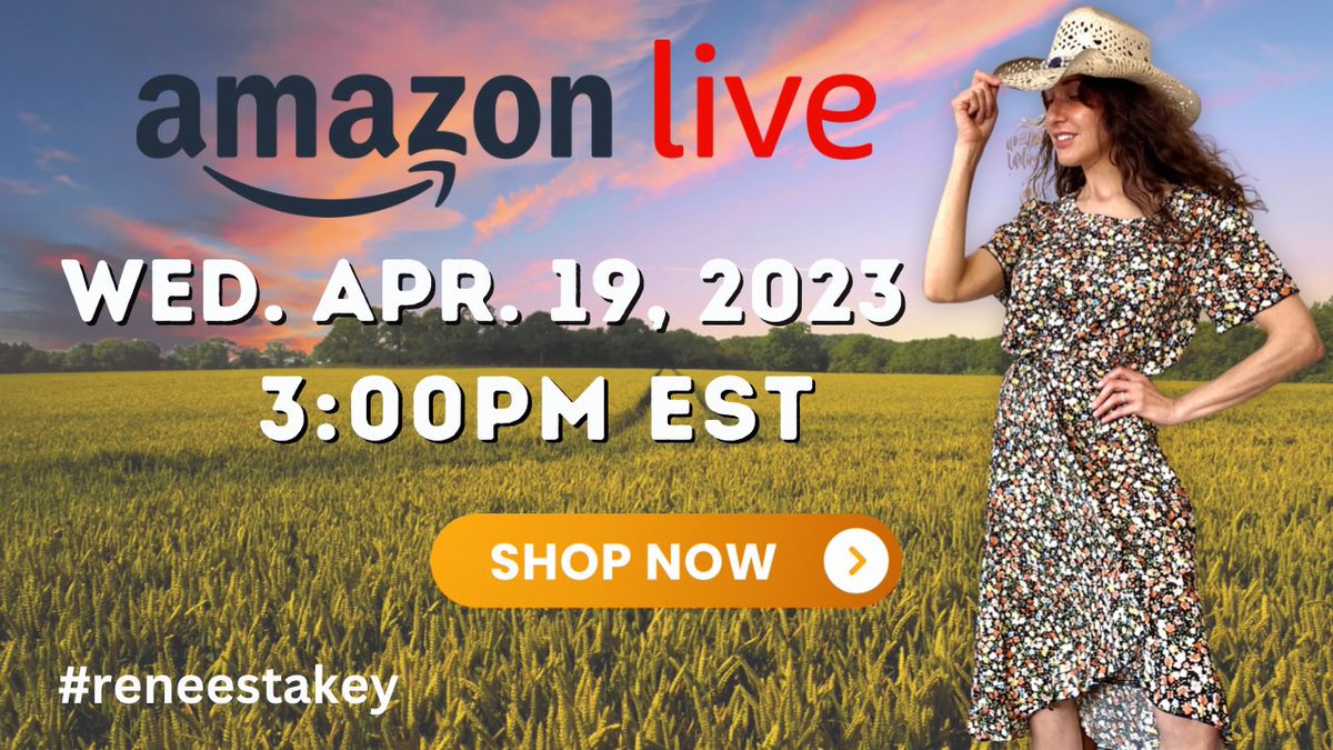 ☀️SUMMER FASHION 2023☀️ 
Watch🔗 amazon.com/live/broadcast…

#reneestakey #shopping #amazoninfluencer #amazonfinds #amazonmusthaves #amazonmusthaves2023 #founditonamazon #amazon #amazondeals #amazonlive #sales  #shopnow #shopnowonline #viralproducts #shoppingonline #shoppingaddict