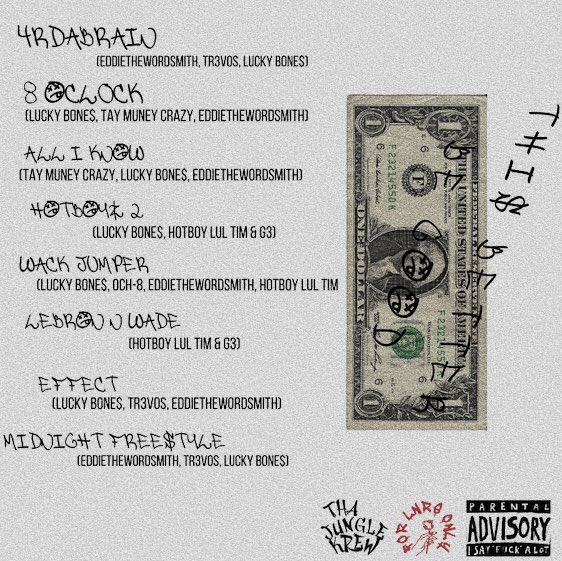 thajunglekrew's tweet photo. This is a compilation of songs that makes you wanna get money, get better, or get going. Either way, This Better Be Good👀

Album dropping at midnight. 🌴 https://t.co/CAs2kOeOA7