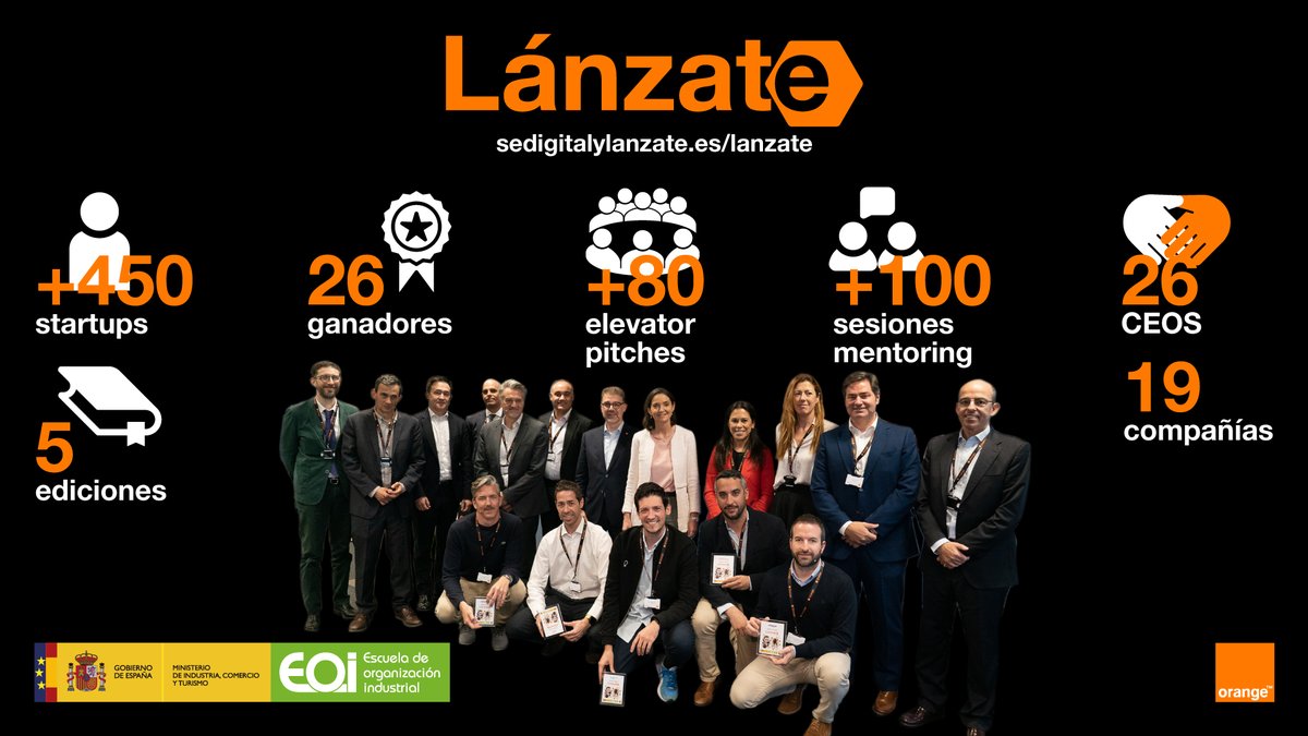 📣 Si eres emprendedor y quieres contar con asesoramiento de los mejores directivos de España, estás a tiempo de aplicar a #Lánzate ¡¡Tienes hasta el 28 de abril!! sedigitalylanzate.es