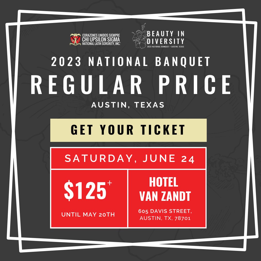 CUS_NatlEvents's tweet photo. Tickets are still available for our 2023 National Banquet, Beauty in Diversity 🌺

Your ticket includes a CUS welcome gift, a cocktail hour, access to a private vendor/market and access to the awards ceremony!

🎟️: https://t.co/qSDsdyEPqL https://t.co/guzsBYT1sr