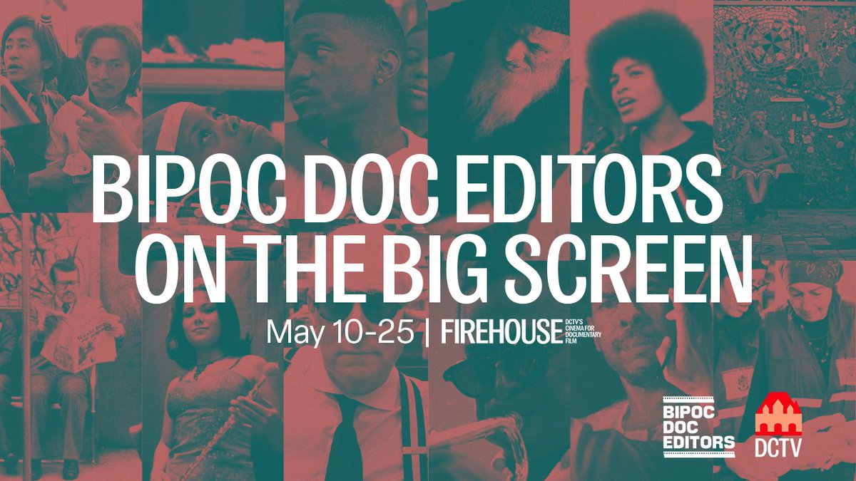 Mark your calendars! We're thrilled to announce our new screening series BIPOC Doc Editors on the Big Screen, co-presented with <a href="/DCTVny/">DCTV</a>'s Firehouse Cinema!

The program will run May 10-25 - buy tickets and read more here: firehousecinema.dctvny.org/bipocdoceditors