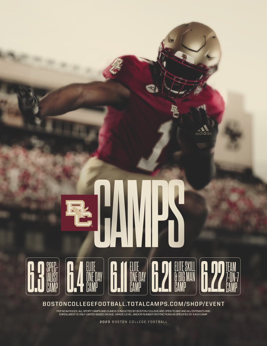 Jason Tudryn (@coachtucr) on Twitter photo Let’s go! Camp Registration link is at the bottom of the graphic. <a href="/BCFootball/">Boston College Football</a> #Getin Let’s go! Camp Registration link is at the bottom of the graphic. <a href="/BCFootball/">Boston College Football</a> #Getin