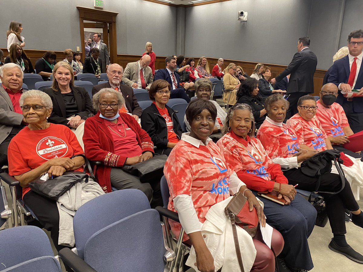 AARPLouisiana's tweet photo. HB 525 passed favorably in Appropriations today. This is a great step toward helping seniors remain at home as they age. Special thx to @TannerDMagee @tbacala2 @RepJasonHughes, the entire Appropriations Cmte. &amp; our amazing volunteers! #lalege #lagov @LiveAtHomeLA @andrewmuhl https://t.co/oy9fDKqxwZ
