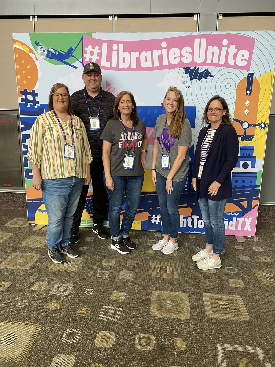 joannas_reads's tweet photo. Elgin ISD librarians are ready to learn at the @TXLA Conference! #FinishSTRONG @ELGINISD_NEIDIG @ElginAcademics @ElginTxISD https://t.co/UtfspEdmlg