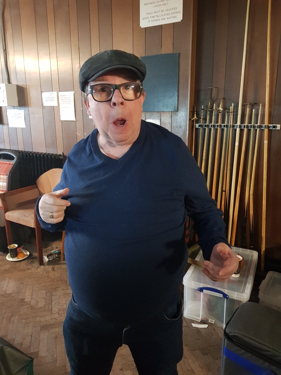 Britflicks's tweet photo. Great to finally meet this BritFlicks legend on the set of @MrMarcColeman's Members Club!
#PerryBenson #IndieFilm https://t.co/s6ASIerwBL